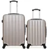 Image de hero - lot de 2 valises weekend et cabine abs himalaya - beige