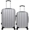 Image de hero - lot de 2 valises weekend et cabine abs himalaya - gris