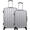 Image de hero - lot de 2 - valise grand format et valise weekend himalaya - gris