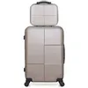 Image de hero - lot de 2 - valise weekend et vanity coronado - beige