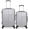 Image de hero - lot de 2 - valise weekend et valise cabine coronado - gris