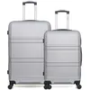 Image de hero - lot de 2 - valise grand format et valise weekend utah - gris
