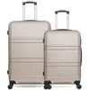 Image de hero - lot de 2 - valise grand format et valise weekend utah - beige