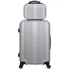 Image de hero - lot de 2 - valise weekend et vanity lipari - gris