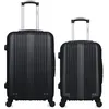 Image de hero - lot de 2 valises weekend et cabine abs lipari - noir