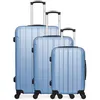 Image de Ensemble de 3 valises rigides Fogo, bleu doré