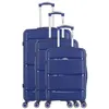 Image de obago - set de 3 valises centaure 75 cm 4 roues - marine