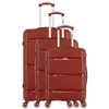 Image de obago - set de 3 valises centaure 75 cm 4 roues - bordeaux