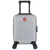 Image de swiss kopper - valise cabine xxs wil 46 cm 4 roues - gris