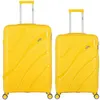 Image de obago - lot de 2 - valise grand format et valise weekend persee - soleil