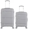 Image de obago - lot de 2 - valise weekend et valise cabine centaure - gris