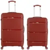 Image de obago - lot de 2 - valise grand format et valise weekend centaure - bordeaux