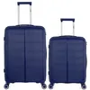 Image de obago - lot de 2 - valise weekend et valise cabine andromede - marine