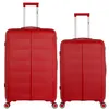 Image de obago - lot de 2 - valise grand format et valise weekend andromede - rouge fonce