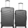 Image de lot de 2 - valises grand format et weekend tigre - gris fonce