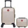 Image de swiss kopper - lot de 2 - valises cabine xxs et vanity wil - beige