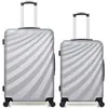 Image de wave paris - lot de 2 - valise grand format et valise weekend danube - gris
