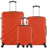 Image de wave paris - lot de 3 - valise grand format, valise weekend et valise cabine xxs danube - orange