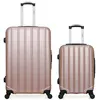 Image de hero - lot de 2 - valises grand format et cabine himalaya - rose dore