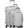 Image de bluestar - set de 3 valises lima 75 cm 4 roues - gris