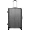 Image de bluestar - valise grand format napoli 75 cm 4 roues - gris fonce