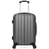 Image de bluestar - valise cabine napoli 55 cm 4 roues - gris fonce