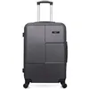 Image de bluestar - valise weekend miami 65 cm 4 roues - gris fonce