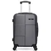 Image de bluestar - valise cabine miami 55 cm 4 roues - gris fonce