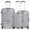 Image de bluestar - set de 4 valises lima-c 75 cm 4 roues - gris