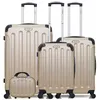 Image de bluestar - set de 4 abs madrid-c 4 roues - beige
