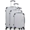 Image de bluestar - set de 3 valises bucarest 75 cm 4 roues - gris
