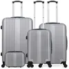 Image de hero - set de 4 abs lipari-c 75 cm 4 roues - gris