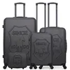 Image de gentleman farmer - set de 4 valises damon-c 75 cm 4 roues - gris fonce