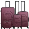 Image de gentleman farmer - set de 4 valises damon-c 75 cm 4 roues - bordeaux