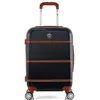 Image de gentleman farmer - valise cabine walter 55 cm 4 roues - noir