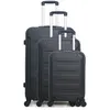 Image de hero - set de 3 abs elbe-a 70 cm 4 roues - noir