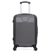 Image de wave paris - valise cabine selenga 55 cm 4 roues - gris fonce