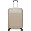 Image de wave paris - valise weekend selenga 65 cm 4 roues - beige
