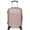 Image de wave paris - valise cabine selenga 55 cm 4 roues - rose dore