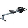 Image de Rameur d'appartement appareil de Fitness et musculation cardio training écran LCD multifonction acier gris et noir