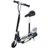 Image de Trottinette électrique 120 W pliable pour enfant de 7 à 12 ans hauteur guidon et selle réglable 10 Km/h max. noir