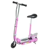 Image de Trottinette électrique 120 W pliable pour enfant de 7 à 12 ans hauteur guidon et selle réglable 10 Km/h max. rose