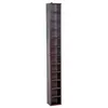 Image de Étagère colonne armoire de rangement CD 12 compartiments 21L x 20l x 175H cm capacité max. 204 CD coloris noyer foncé
