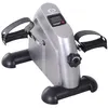 Image de Mini vélo d'appartement pour jambes bras appareil de fitness avec écran LCD dim. 39L x 40l x 31H cm argenté