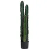 Image de Cactus artificiel grand réalisme plante artificielle grande taille dim. Ø 17 x 100H cm vert