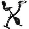 Image de Vélo d'appartement -Pliant - 8 niveaux de résistance magnétique - Noir