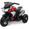 Image de Moto électrique pour enfants 3 roues 6 V 3 Km/h effets lumineux et sonores rouge