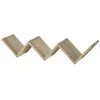 Image de HOMCOM Etagères murale flottante - design contemporain en V - kit fixation inclus - panneaux particules chêne clair