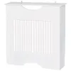 Image de Cache-radiateur design panneau 78 x 19 x 82 cm MDF blanc