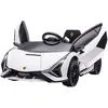 Image de Voiture électrique enfant de sport supercar 12 V - V. max. 5 Km/h effets sonores + lumineux blanc